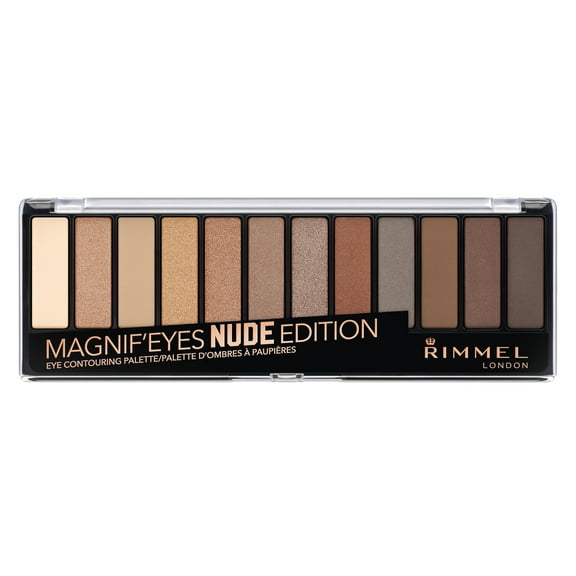 Rimmel London Magnif'eyes Eyeshadow Palette, Nude, 0.5 oz