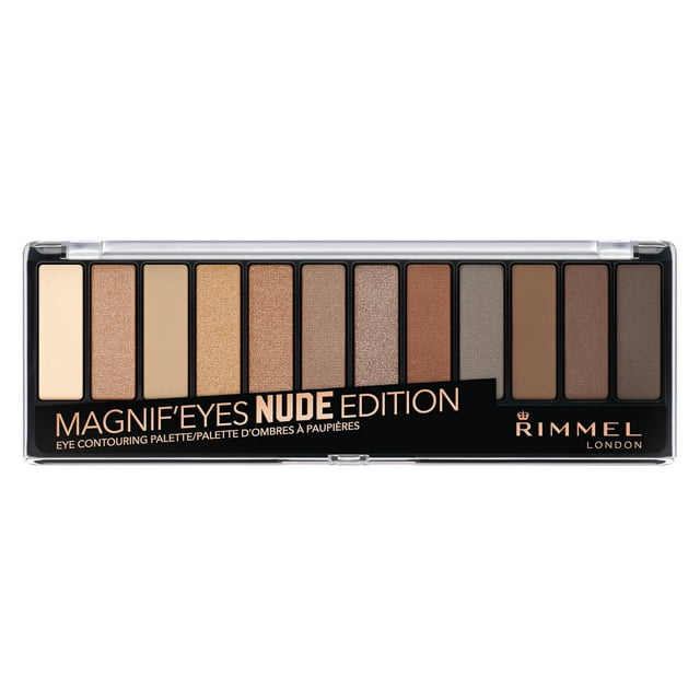 Rimmel London Magnif'eyes Eyeshadow Palette, Nude, 0.5 oz