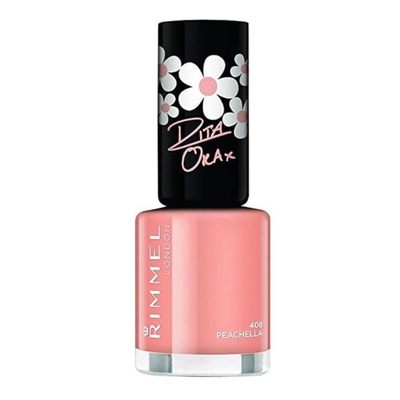 Rimmel London RILNP4 Super Shine Nail Polish - 8 ml, Peachella, 0.2 oz.