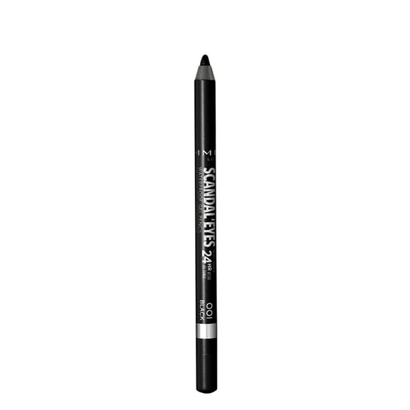 Rimmel London Scandal'Eyes Waterproof Kohl Kajal Eyeliner, Black