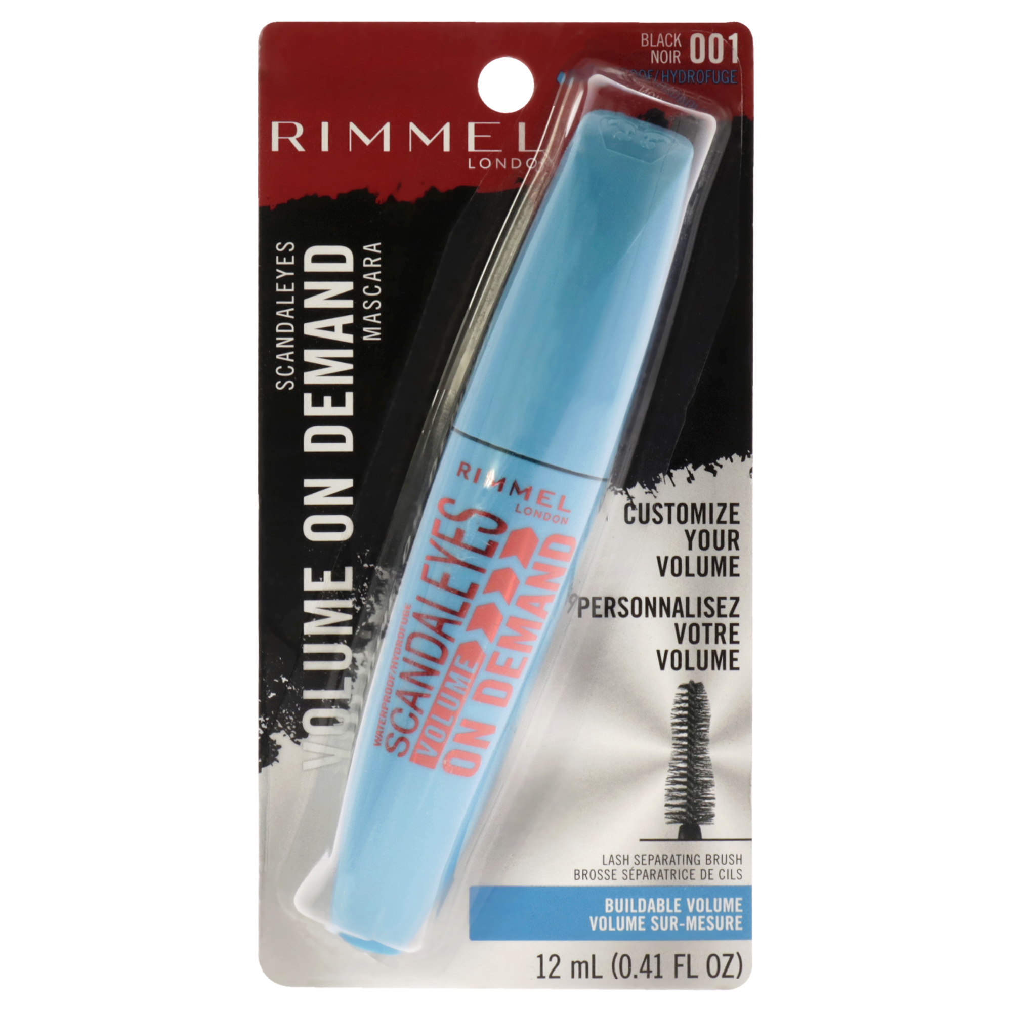Rimmel London Scandaleyes Volume On Demand Waterproof Mascara - 001 Black , 0.41 oz Lip Liner - image 1 of 9