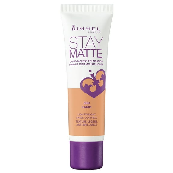 Rimmel London Stay Matte Liquid Foundation, Sand, 1 oz