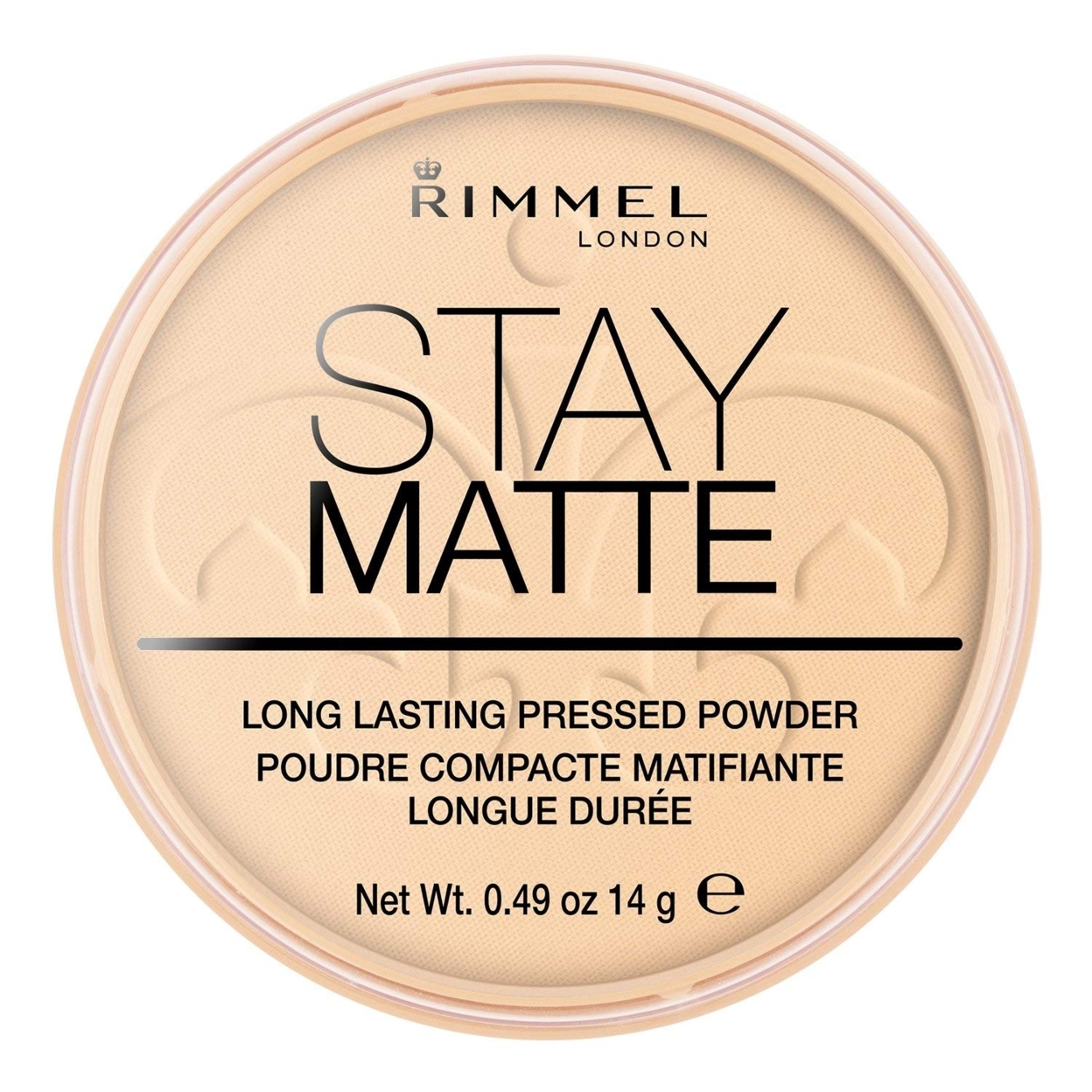 Rimmel London Stay Matte Pressed Powder, Transparent, 0.49 oz - image 1 of 5