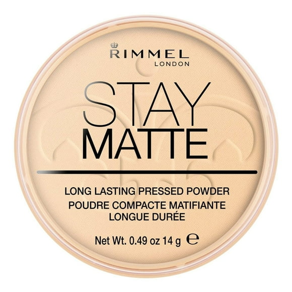 Rimmel London Stay Matte Pressed Powder, Transparent, 0.49 oz