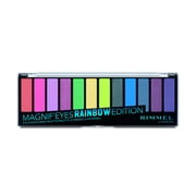 Rimmel Magnifeyes Eyeshadow Palette, Rainbow, 0.5 oz