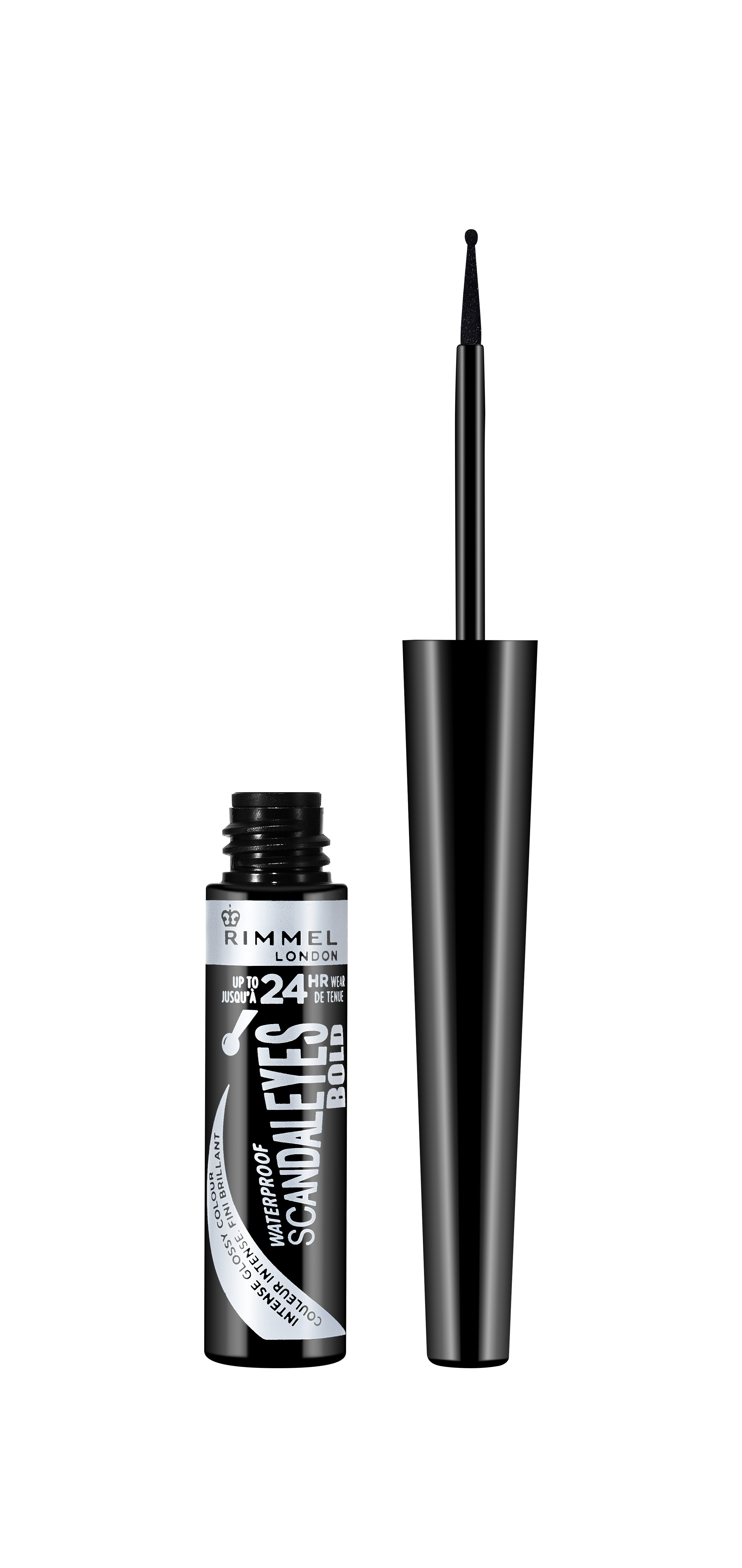 Rimmel Scandaleyes Bold Liquid Liner, Black, 0.02 oz - image 1 of 3