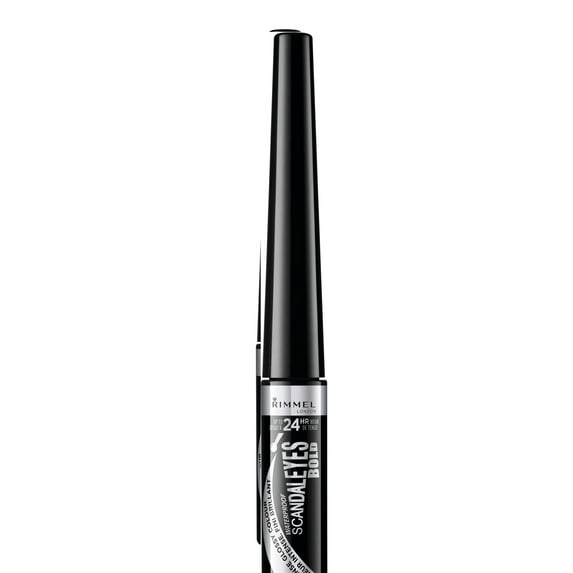 Rimmel Scandaleyes Bold Liquid Liner, Black, 0.02 oz
