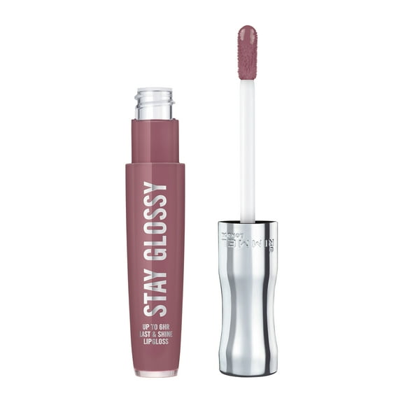 Rimmel Stay Glossy Lip Gloss, Date Night, 0.18 oz