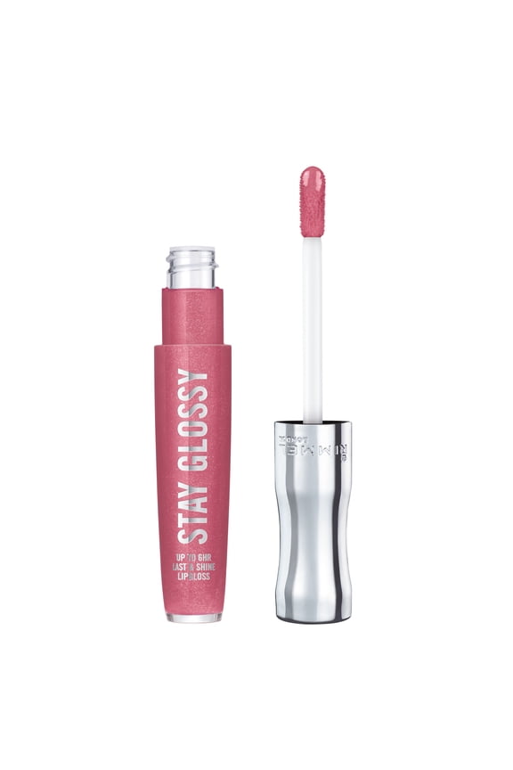 Stay Glossy Lip Gloss, Stay My Rose, 0.18 oz