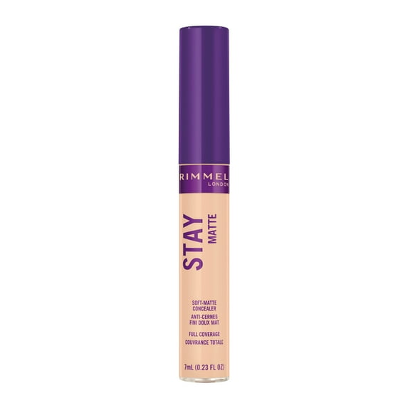 Rimmel London Stay Matte Liquid Concealer, Porcelain, 0.23 fl oz