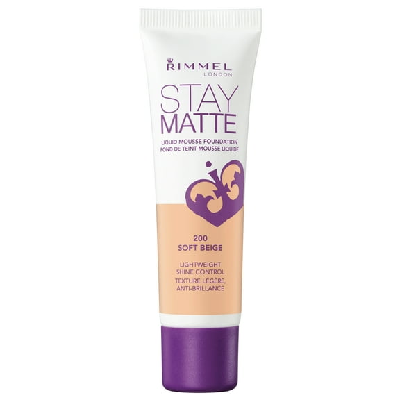 Rimmel Stay Matte Foundation, Soft Beige, 1 oz