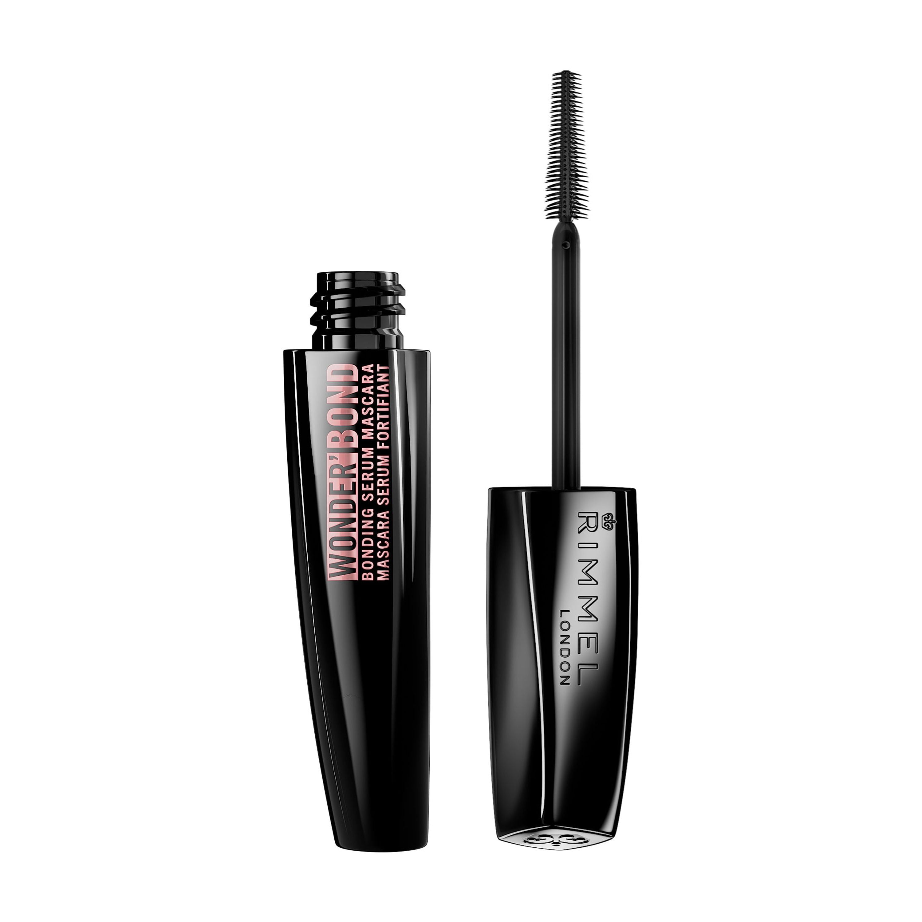 RIMMEL Wonder'Bond Bonding Serum Mascara, 002 Black Brown, 0.37 fl oz