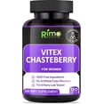 thumbnail image 1 of Rimo Nutrition Vitex Chasteberry Supplement for Women, Supports Hormone Balance & Fertility, 120 Vegan Caps (60-Day Supply), 1 of 5