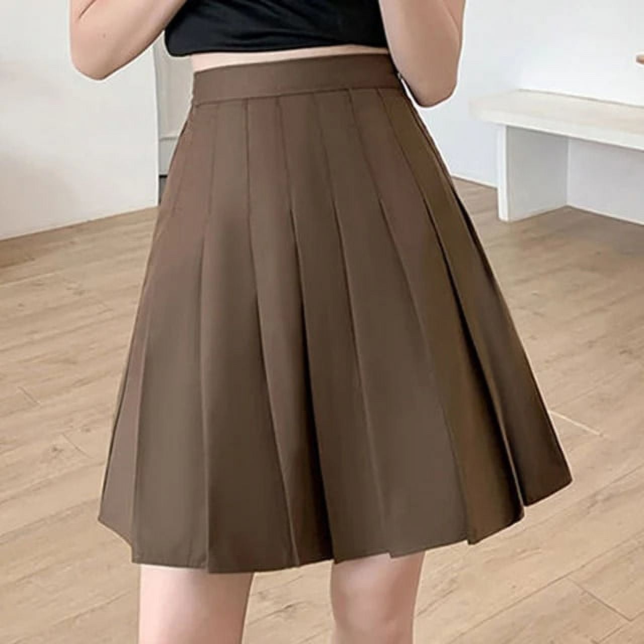 Cute knee length pleated skirts hotsell