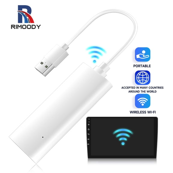 Rimoody Advanced WiFi 6 USB Adapter Dongle Mobile Hotspot Router for Car Desktop PC Wireless Network Adapter Portable Modem with Pre-Installed Spectruym Smart SIM Card (not Support e-sim)
