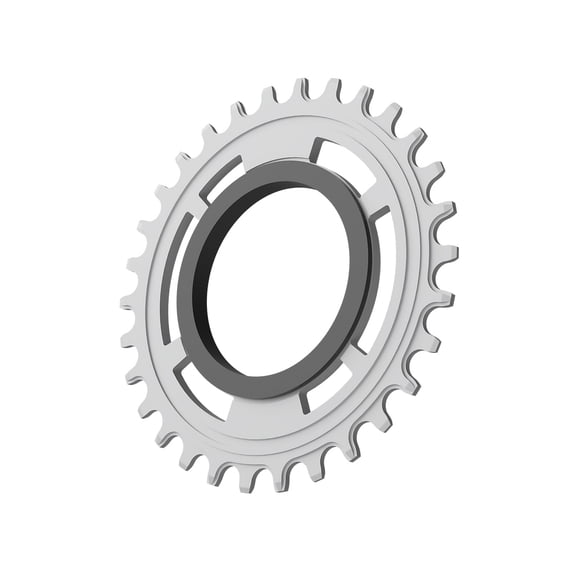 Rimpact Chain Damper Chainring, 32t, Silver