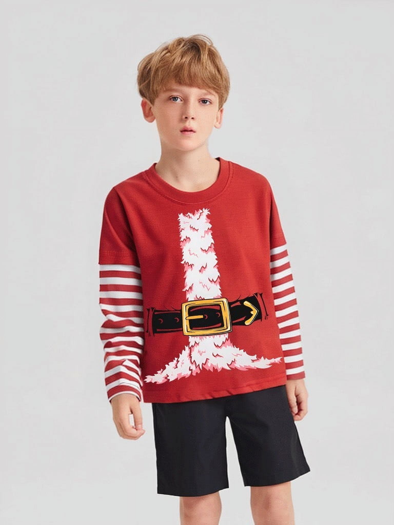 Boys Christmas Teddy Half Sleeve Shirt & Short Nightwear Beer Yellow