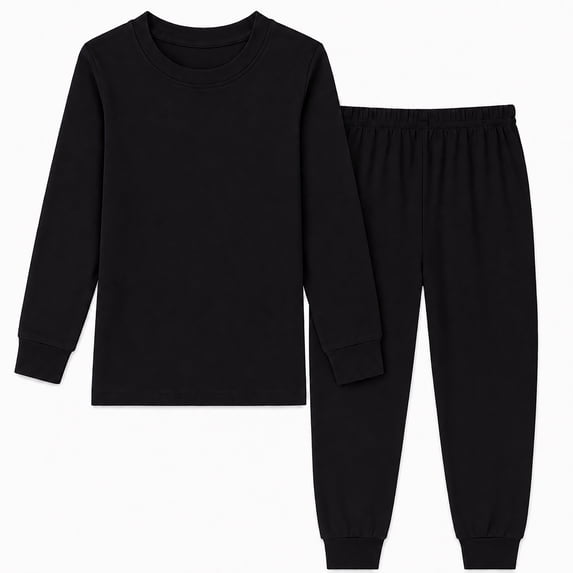 Rimyaw Kids Pajamas Sets Boys Girls 2-Piece Sleepwear Set Cotton Long Sleeve Casual Kids Clothes 7T
