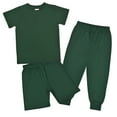 thumbnail image 1 of Rimyaw Toddler Pajamas Sets Boys Girls 3 Pieces Cotton Sleepwear Set Casual Clothes Size 3T, 1 of 7