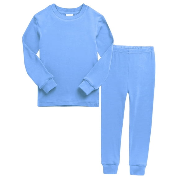 Rimyaw Toddlers Pajamas Sets Boys Girls 2-Piece Sleepwear Set Cotton Long Sleeve Casual Clothes 4T