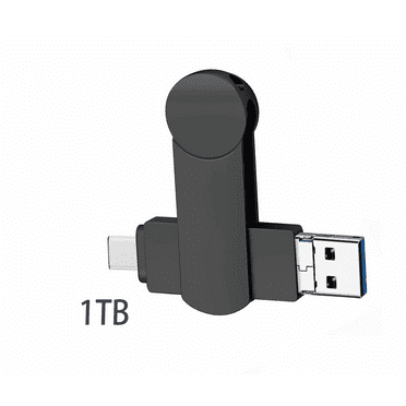 Rimzng USB3.0 Flash Drive-Photo Stick Thumb Drive Memory Stick Data Storage for Smartphones,Laptop(Black