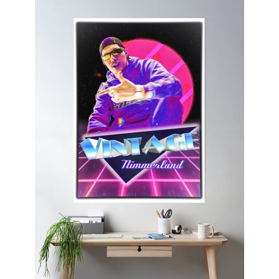 Rin // Vintage // Nimmerland Poster Wall Art, Modern Wall Decor For Living Room Bedroom, 8x12 UNFRAMED