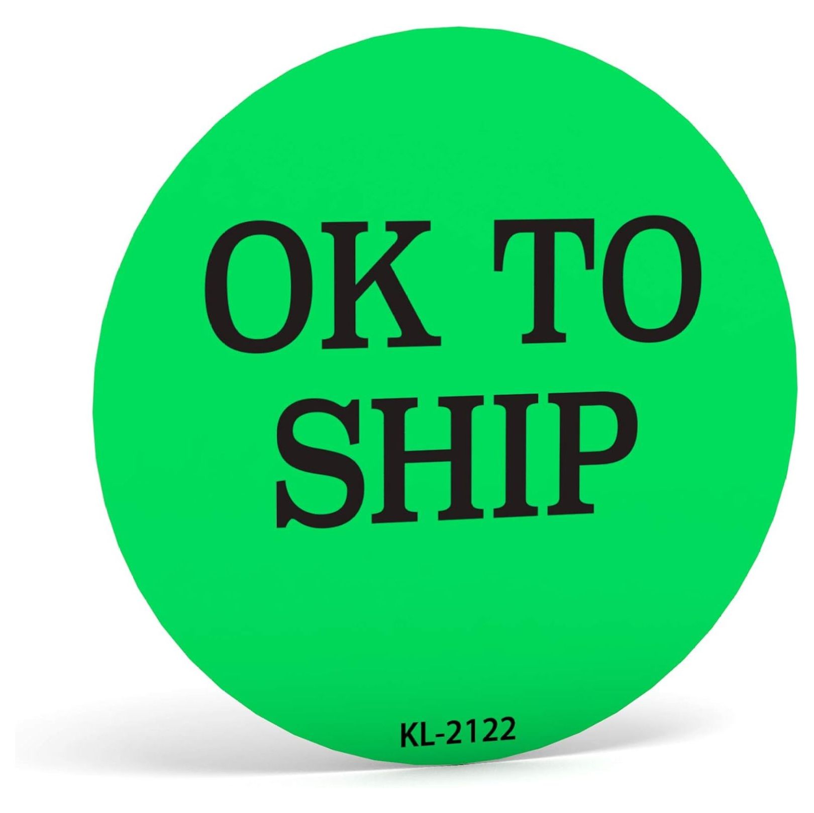 RinGol 2" Circle Inventory Control Stickers for Shipping and Inventory 500 Permanent Adhesive