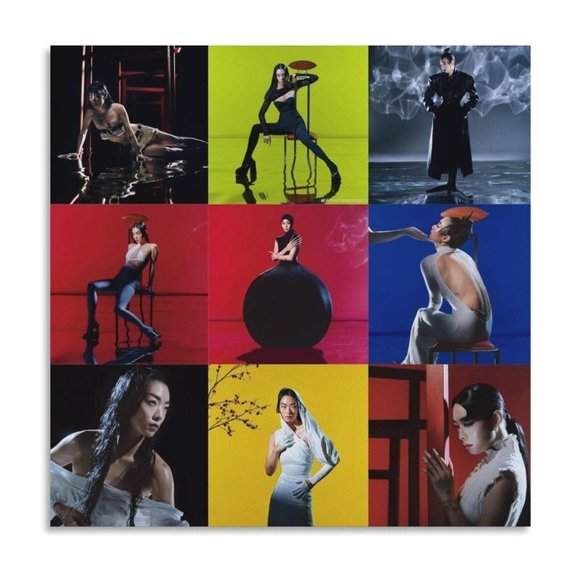 Rina Sawayama Posters Hold The Girl Music Cover Canvas Poster Wall Decorative Art Painting Living Room Bedroom Decoration Gift