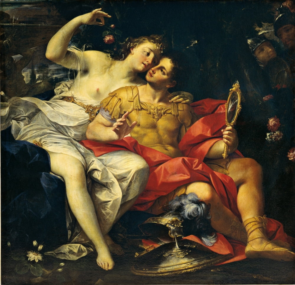 Rinald And Armida (Rinaldo E Armida) Canvas Art - (36 x 24)