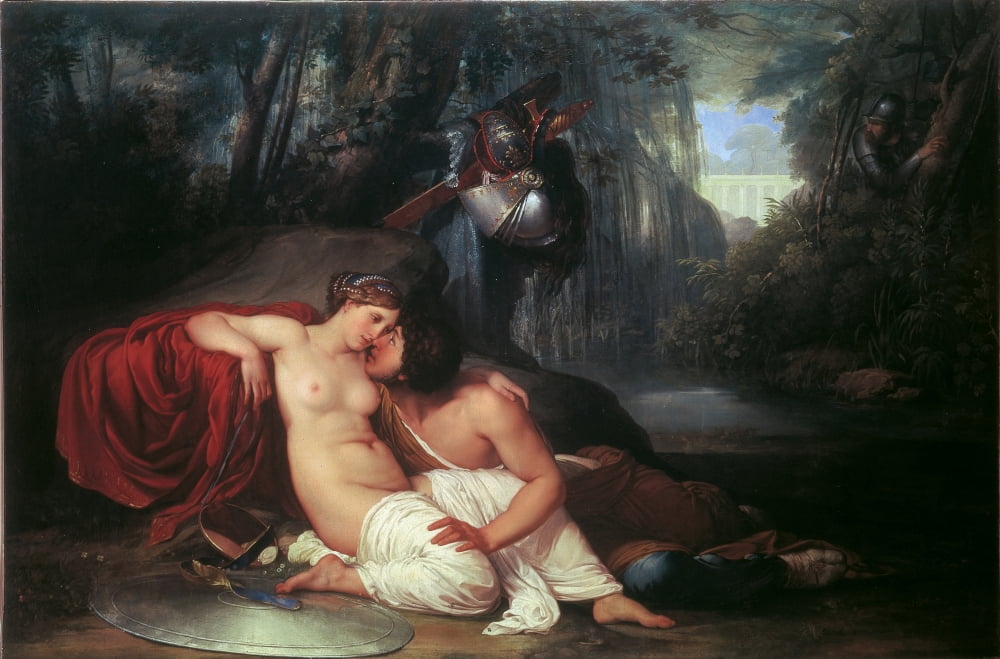 Rinaldo And Armida Canvas Art - (36 x 24)