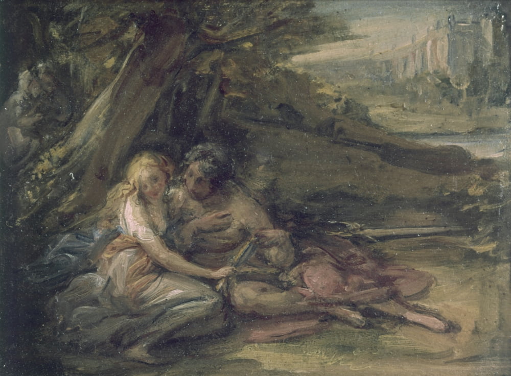 Rinaldo And Armida (Rinaldo E Armida) Canvas Art -  (36 x 24)