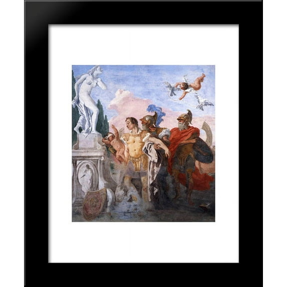 Rinaldo Leaving the Garden of Armida 20x24 Framed Art Print by Giovanni Domenico Tiepolo