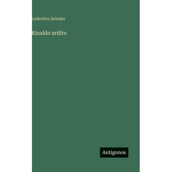 Rinaldo ardito, (Hardcover)