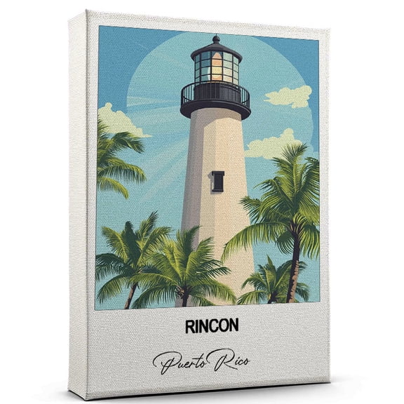 Rincon Travel Wall Art Puerto Rico Canvas Travel Wall Decor with Timeless Appeal A Special Gift for Loved Ones