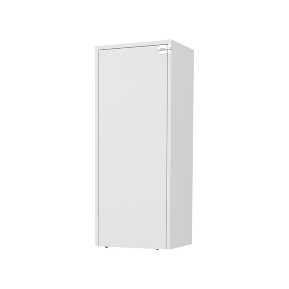 Rincon Valley Folding Table with Storage, White