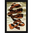 thumbnail image 1 of Rind 28x40 Large Black Ornate Wood Framed Canvas Art by M.C. Escher, 1 of 2