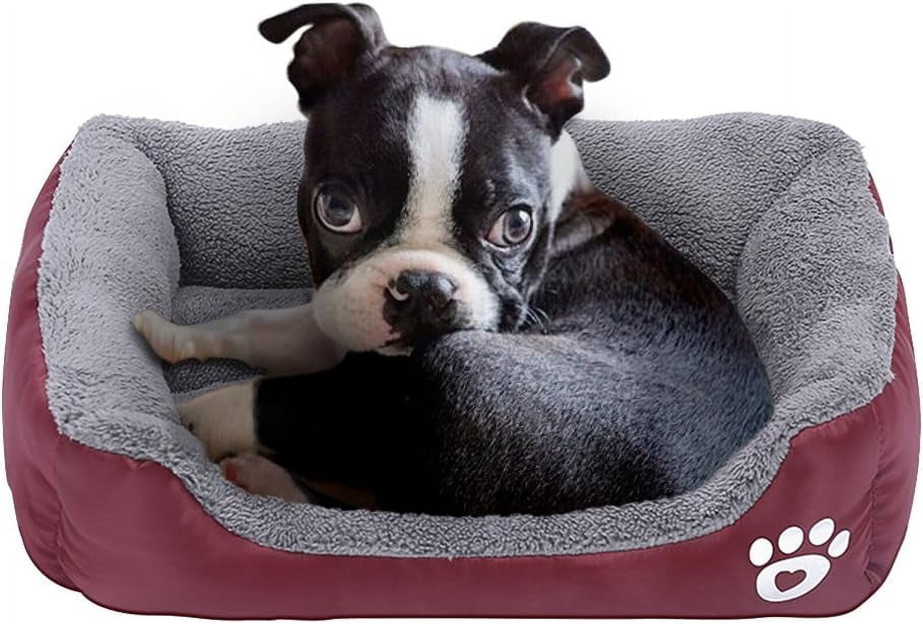 Rinder Dog Beds for Large Dogs, Rectangle Washable Dog Bed Comfortable and Breathable Pet Sofa Warming Orthopedic Dog Bed for Large Medium Dogs