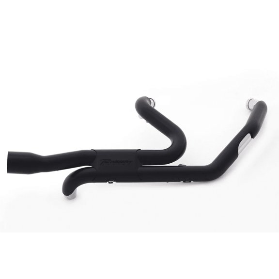 Rinehart Racing Black Slimline 4" and 4.5" Dual Header With Baffles For Harley Motorcycles 2017-later