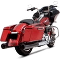 thumbnail image 1 of Rinehart Racing DBX45 Black 4.5" Slip On Mufflers with Black End Caps & Baffles 500-0186, 1 of 2