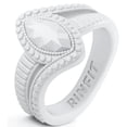 thumbnail image 1 of Rinfit Silicone Rings - Wedding Rubber Rings For Women - Marquise Diamond, 1 of 5