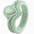 thumbnail image 1 of Rinfit Silicone Rings for Women - Female Wedding Rubber Bands - Pear Diamond Collection, 1 of 4