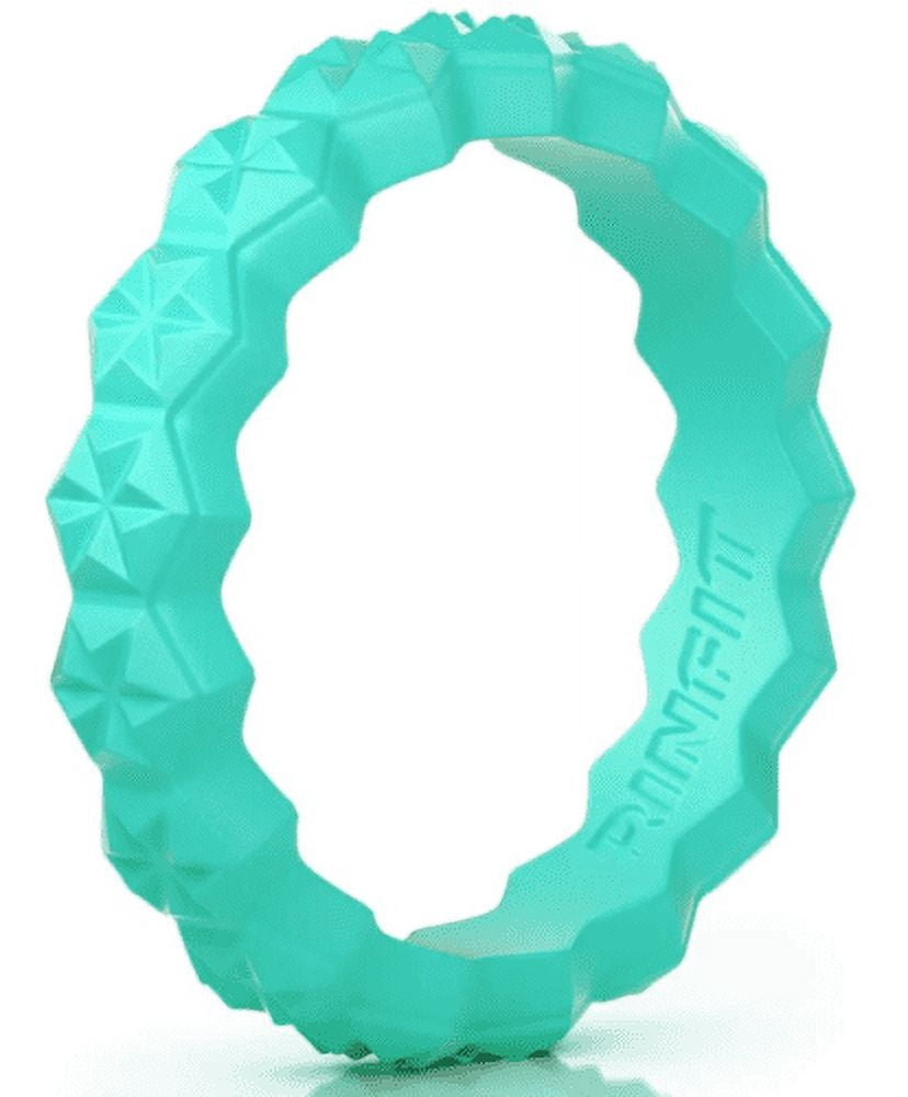 Rinfit Silicone Rings for Women - Thin & Stackable Rubber Bands for ...