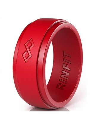 Silicone Men s Wedding Bands in Mens Wedding Bands Red Walmart