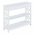 thumbnail image 1 of Ring 1 Drawer Console Table, White, 1 of 6