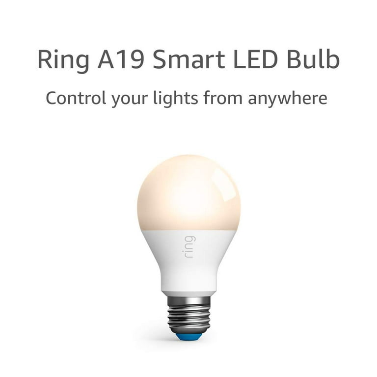Reviews for Ring 60-Watt Equivalent A19 LED Smart Light Bulb with Bridge  (2-Pack)