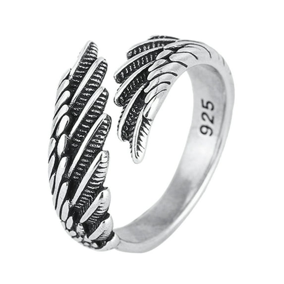 Ring Adjustable Angel Wing Ring Fashion Jewelry for Valentine's Day Gift
