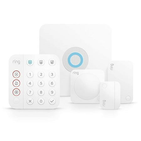 Ring - Alarm Security Kit 5-Piece (2nd Gen) - White