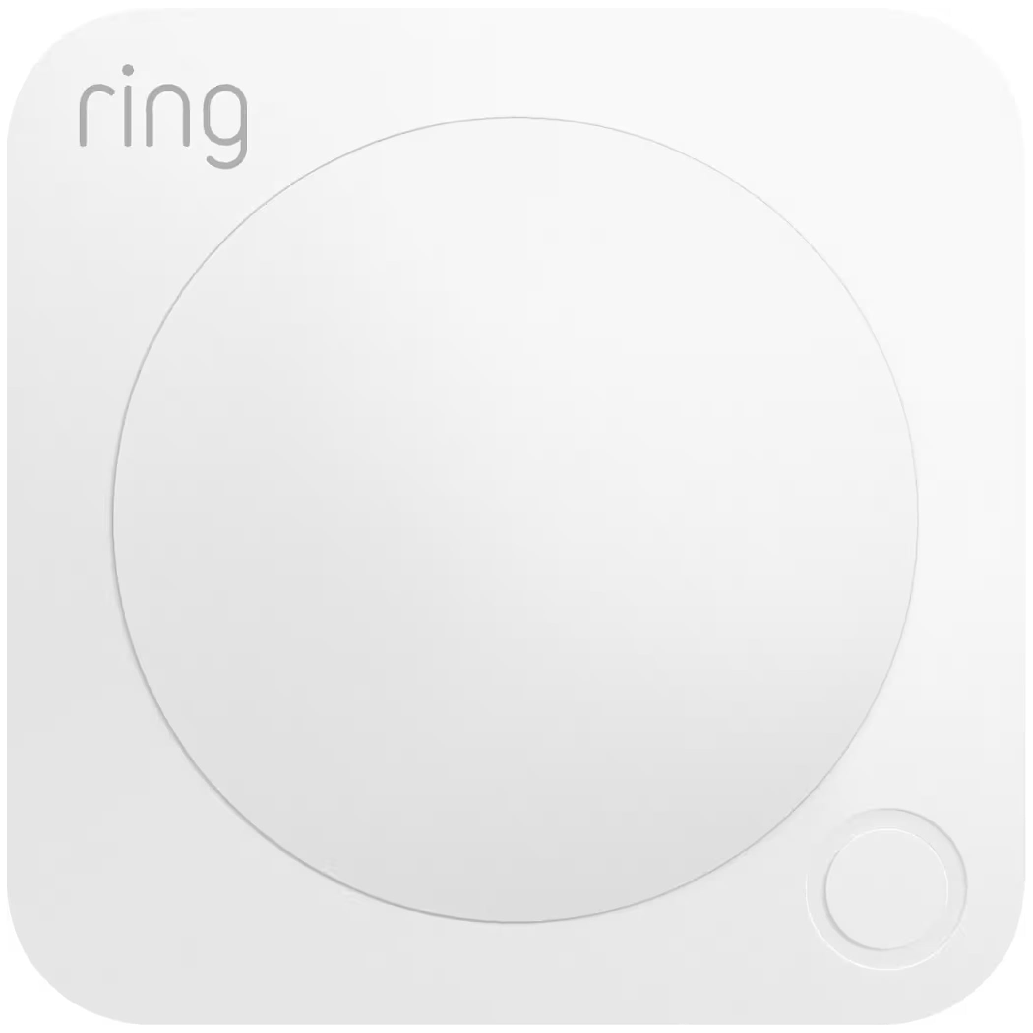 White Wireless Motion Detector Sensor with Google Assistant and Alexa
