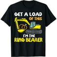 thumbnail image 1 of Ring Bearer Funny Wedding Party Excavator Boy Groomsman T-Shirt, 1 of 4