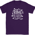 thumbnail image 1 of Ring Bearer T-Shirt Wedding Party Bride Groom Event Group Gift Text Tee - Purple, 2XL, 1 of 1
